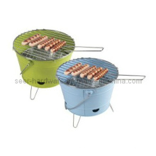 Eimer Form Holzkohle BBQ Grill, Eimer BBQ Herd